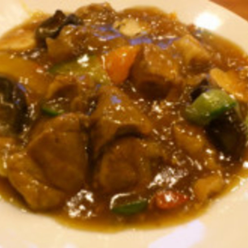 牛すねと白菜辛煮(美山飯店)