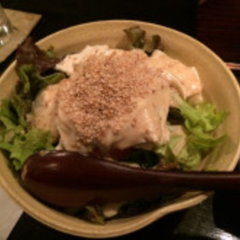 豆腐サラダ胡麻ドレッシング(美碧 （ミドリ）)