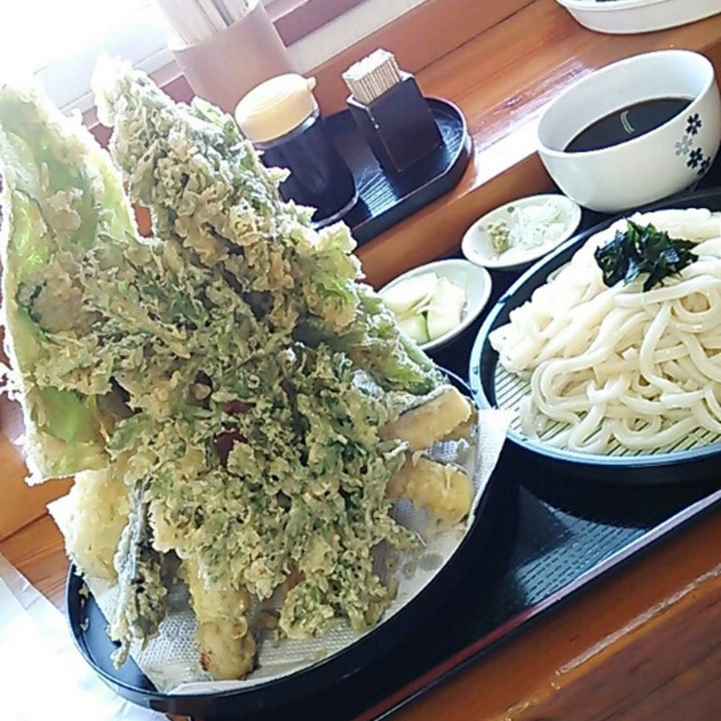  天ざるうどん(老稚園 )