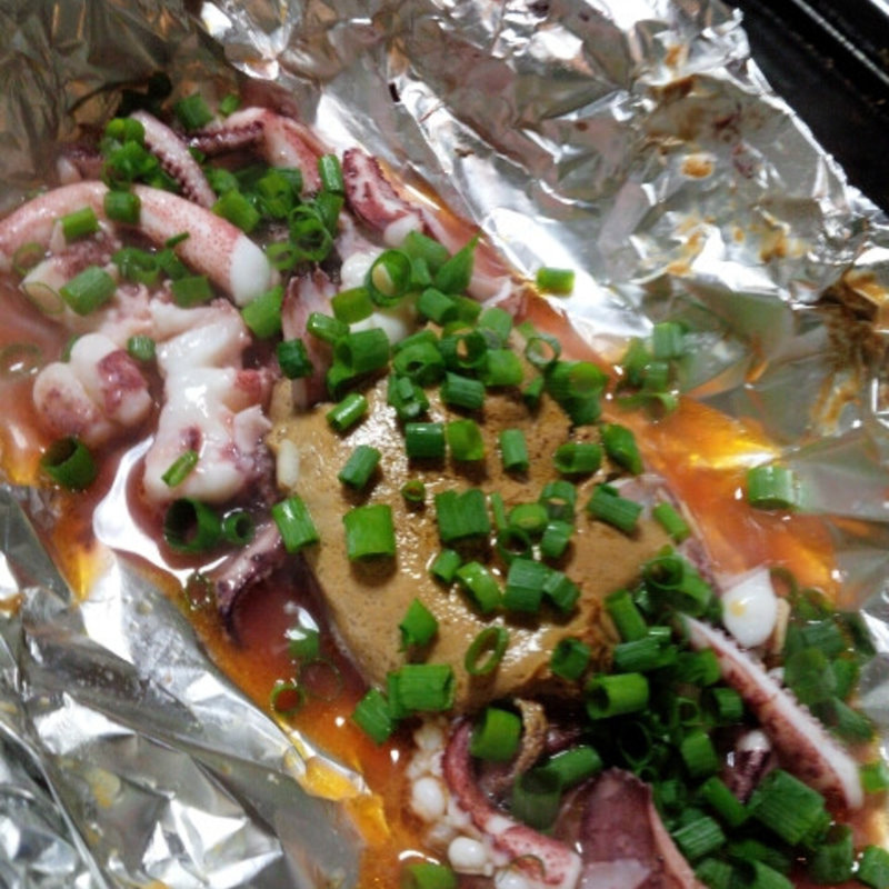 イカ肝のホイル焼き(耕 )