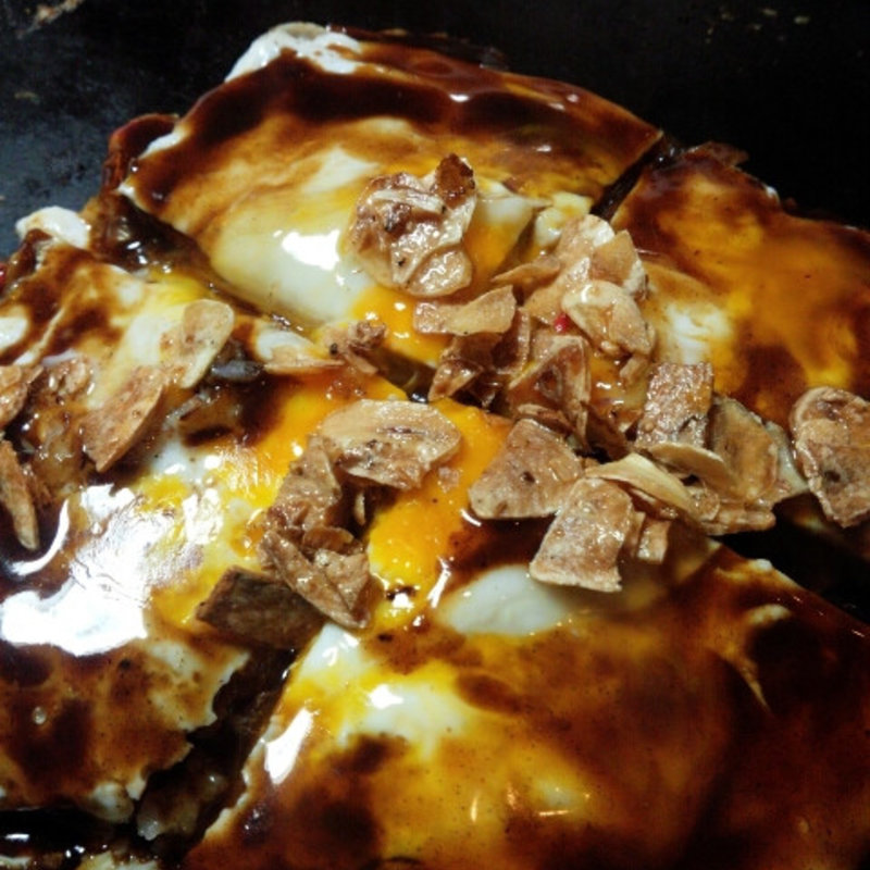 ガーリックたっぷりのお好み焼き(耕 )