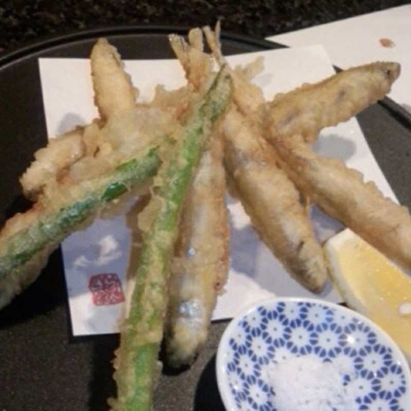 ワカサギ天ぷら(聖護院　嵐まる )