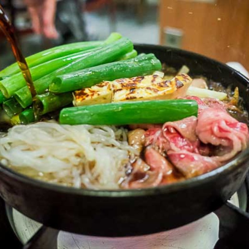 特上ロース寿き焼き(肉のますゐ)