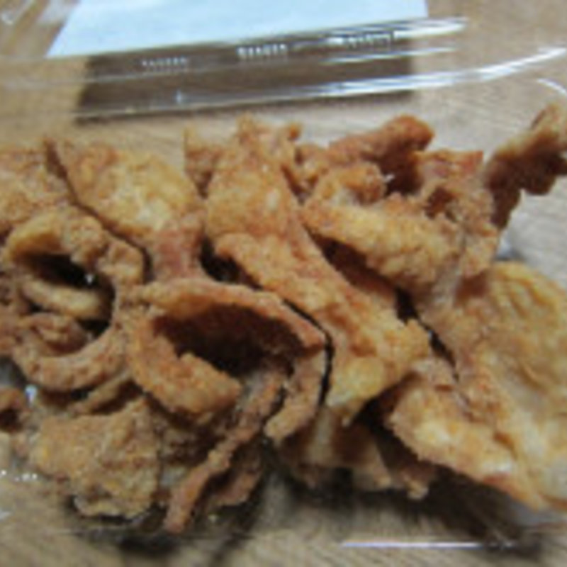 鶏皮せんべい(肉の店 鳥吉)