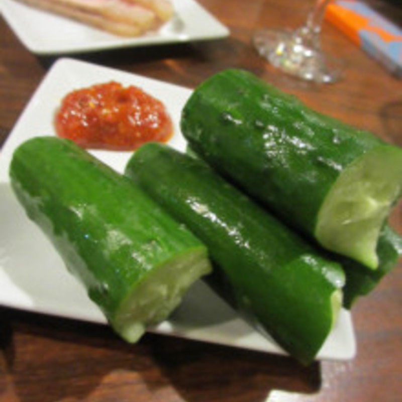 きゅうり、もろみ味噌(肉山 )