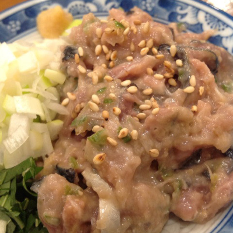 あじのなめろう(肉汁餃子 ふく肉)