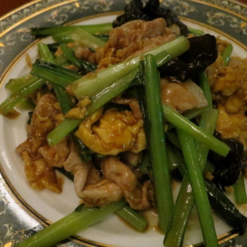 玉子豚肉キクラゲ炒め(虎萬元 銀座コリドー街店)