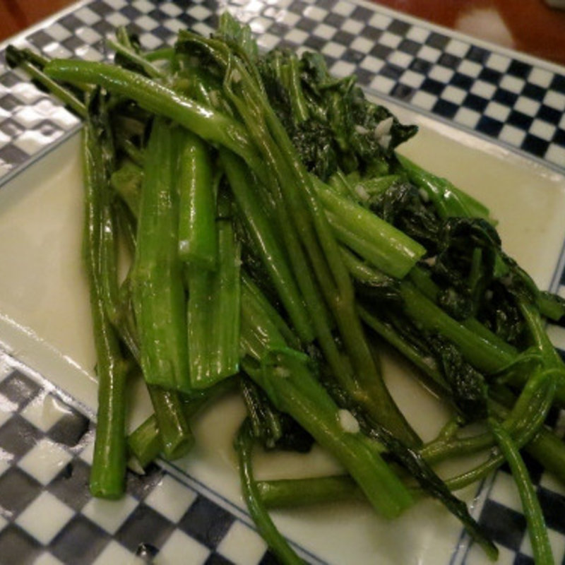 空芯菜の炒め(虎萬元 銀座コリドー街店)