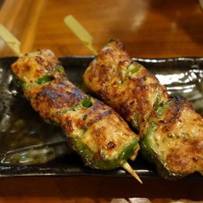 つくピー(ピーマンつくね)(腹黒屋 横浜)