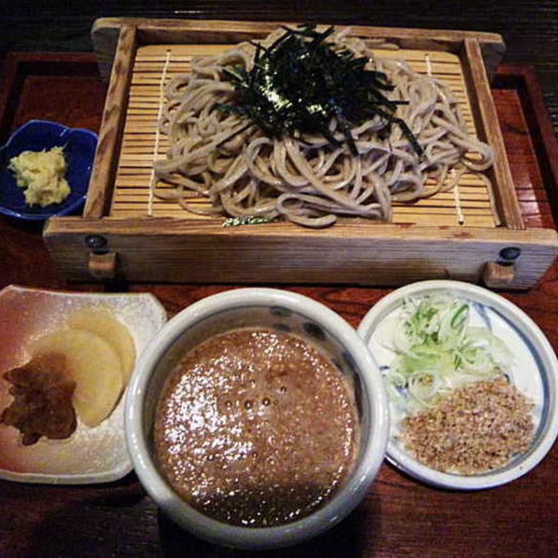 胡麻胡桃だれのざるそば(自助工房 四季の里 （じじょこうぼう しきのさと）)