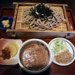 胡麻胡桃だれのざるそば