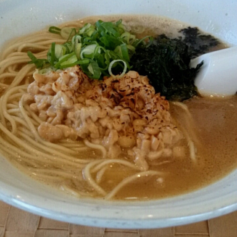 納豆ラーメン(自家製麺 のぼる （ラーメン のぼる）)