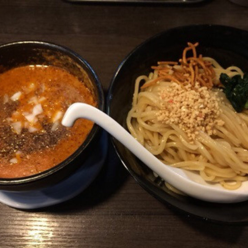 担々つけ麺(自家製麺　ほうきぼし )