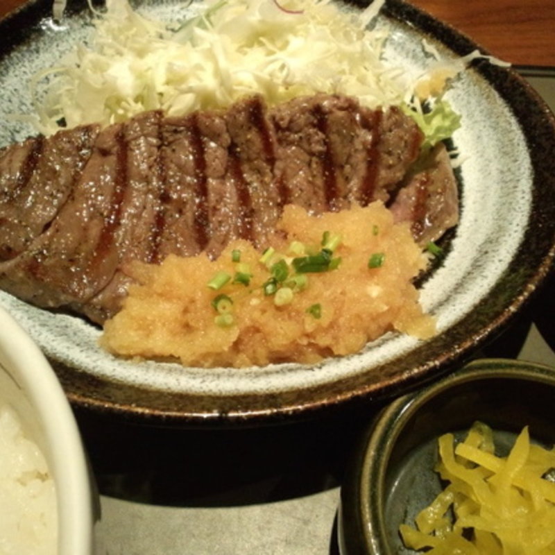 サーロインステーキランチ(自然や)