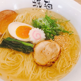 塩とりそば(醤油そば 琥珀)