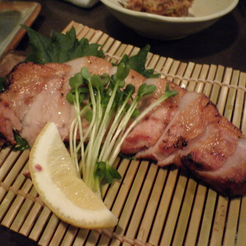 あぐー豚の炙りステーキ(花々)