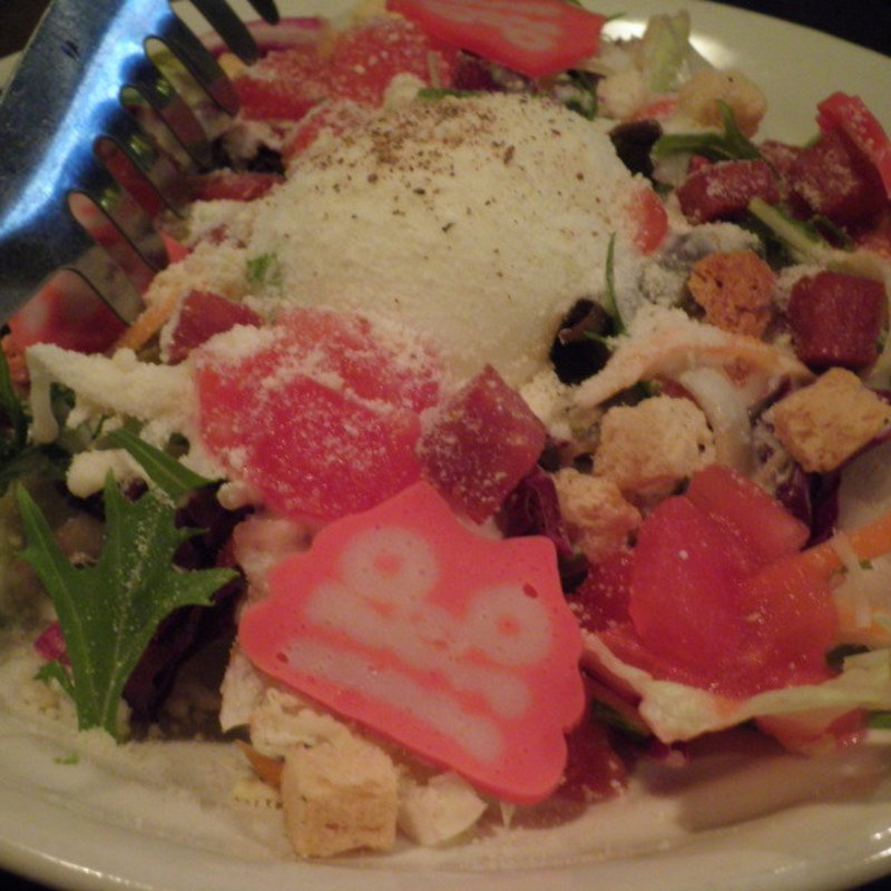 シーザーサラダ(花々)