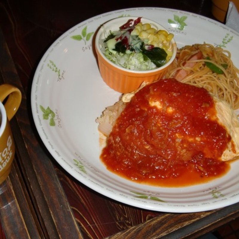 イタリアンオムライス(花きゃべつ)