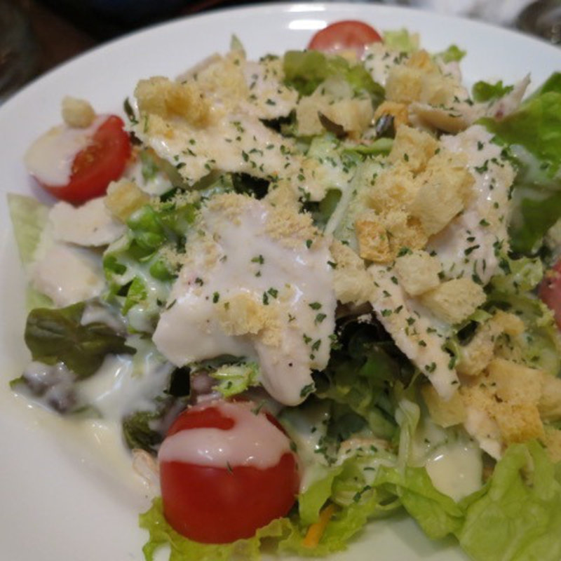 ささみのシーザーサラダ(花なり)