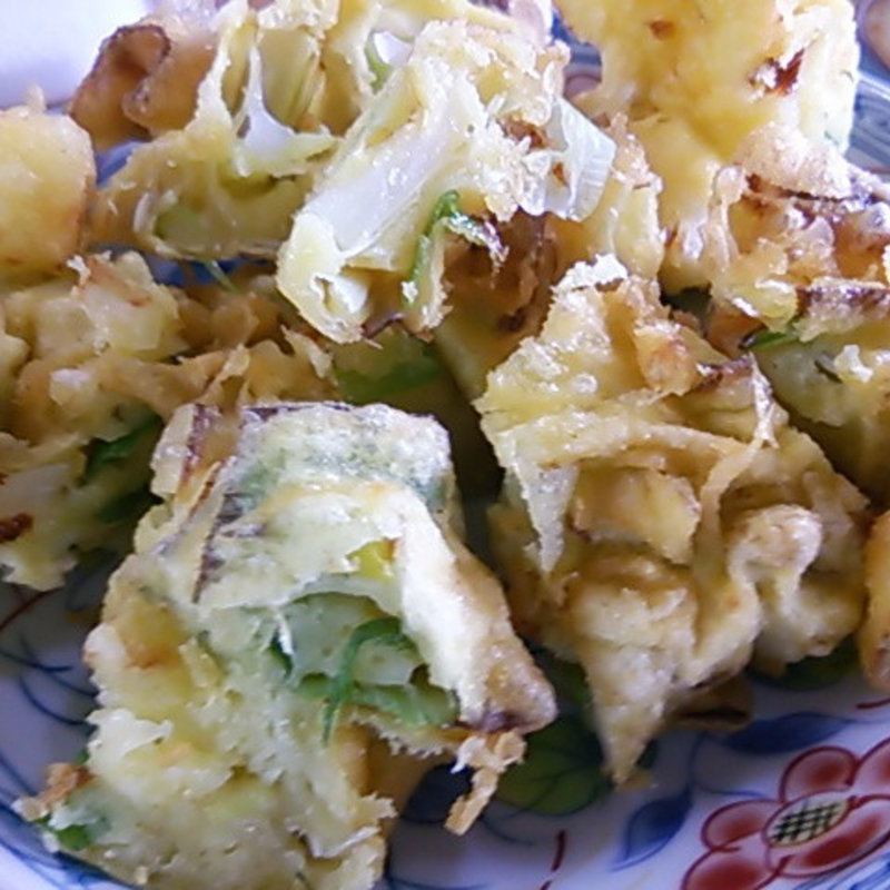 下仁田ネギの天ぷら(花まさ庵)