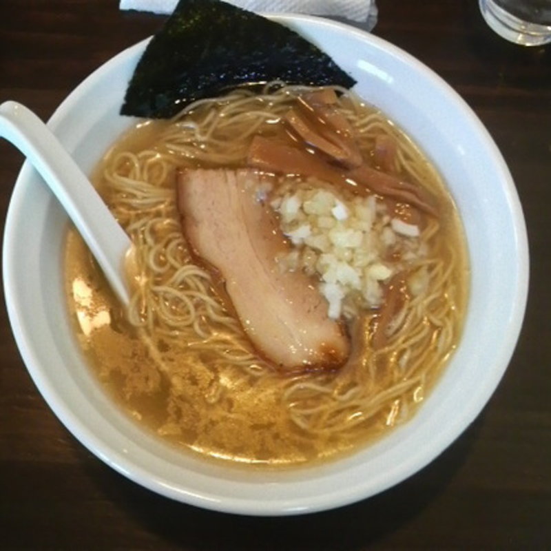 「じんわり煮干しの塩らーめん(花畑 )