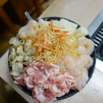 花菱もんじゃ（ホタテ ・ 餅 ・ 生えび ・ 豚 ・ あさり ）(花菱 )