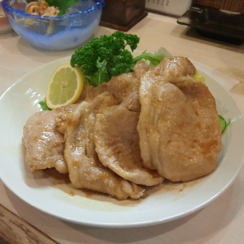 豚のしょうが焼き(芽華根屋 （メガネヤ）)