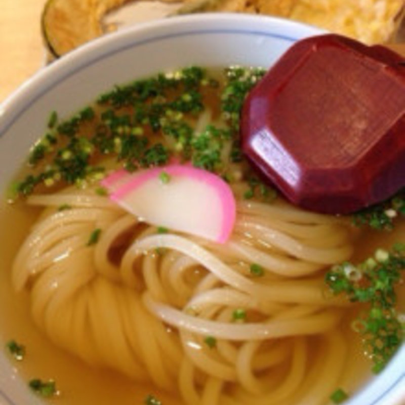 冷やしかけうどん(茶ぶ釜 )