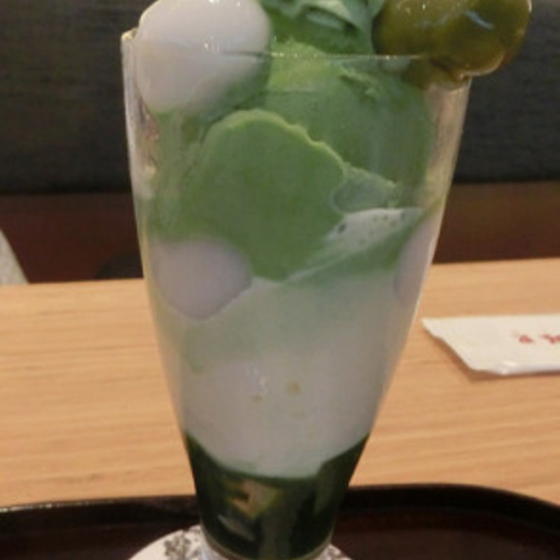 白玉パフェ(茶寮都路里 大丸東京店 （さりょうつじり）)