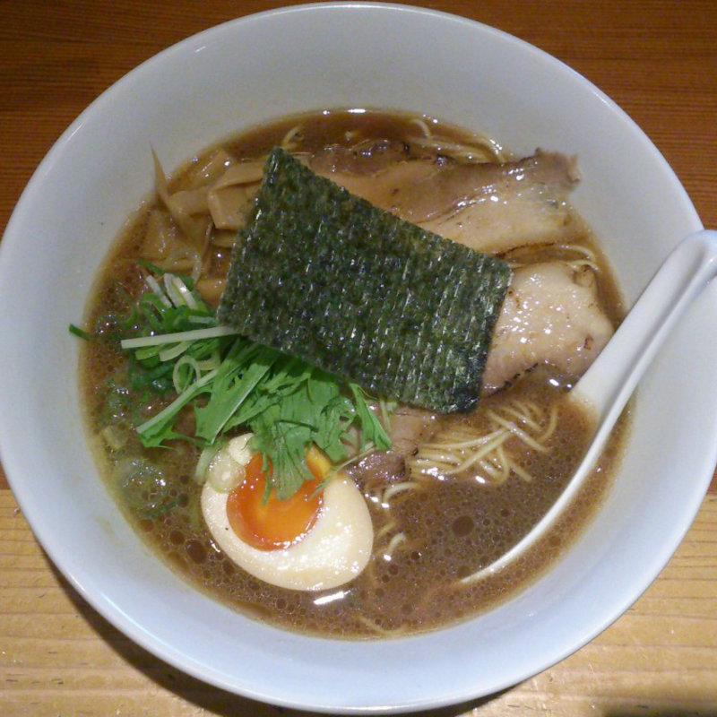 中華そば　たまり醤油元味(茶屋亭)