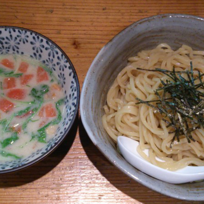 豆乳のしおつけそば　大盛(茶屋亭)