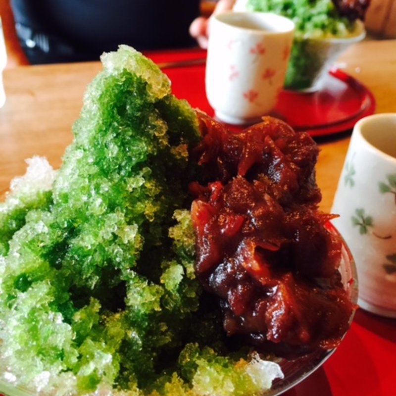 抹茶氷(茶房 竹の子 （さぼう たけのこ）)