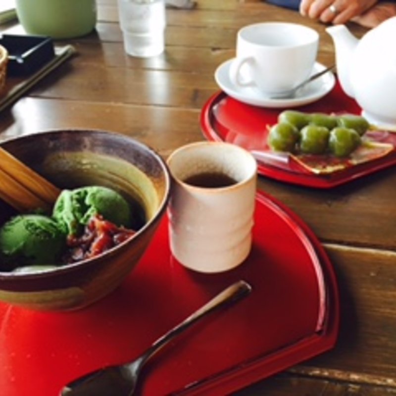 抹茶白玉スイーツ(茶房 竹の子 （さぼう たけのこ）)