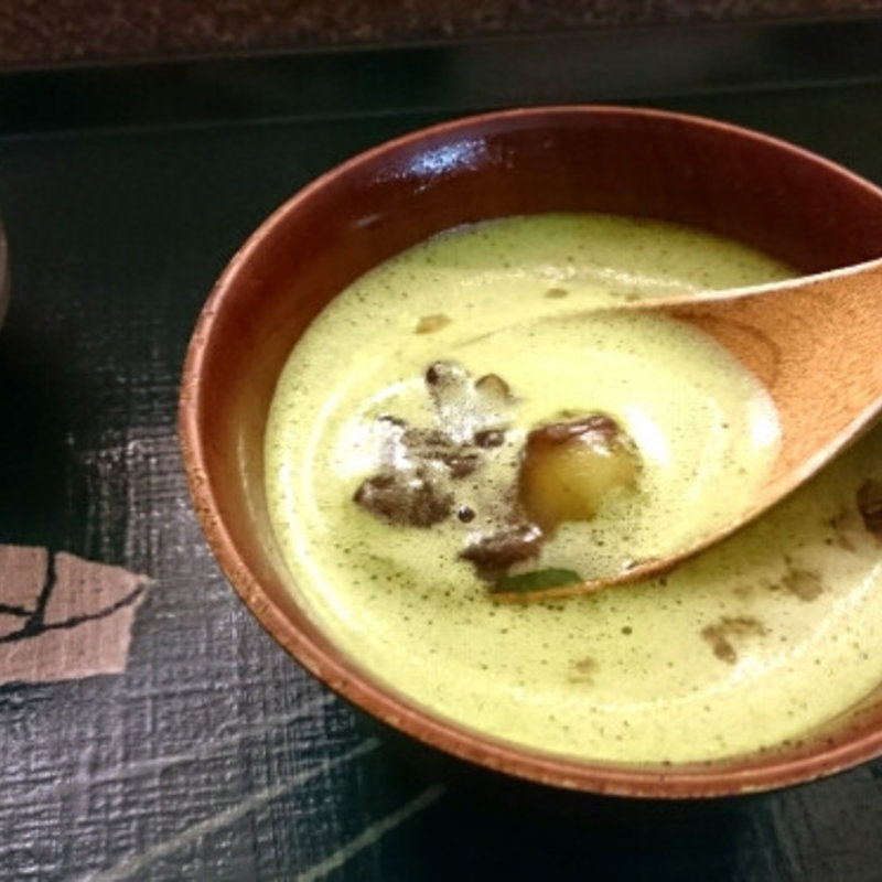 抹茶ぜんざい(茶房なごみ いよてつ高島屋内 )