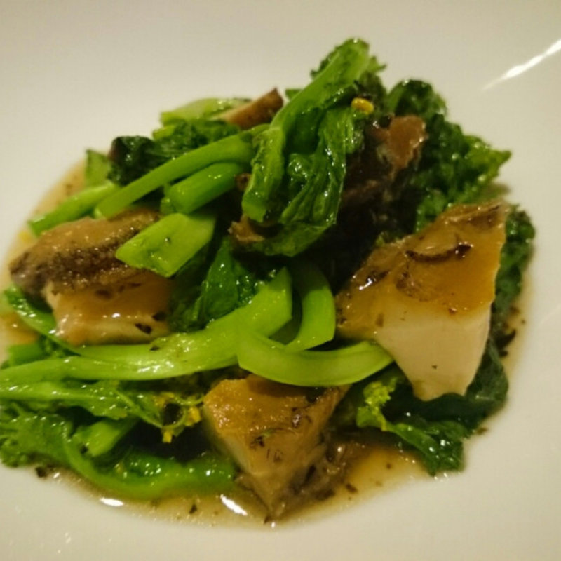 エビと豆腐、生湯葉の煮込み(茶月斎)