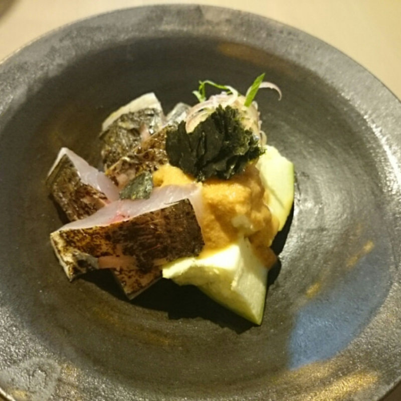 ハタの豆鼓蒸し(茶月斎)