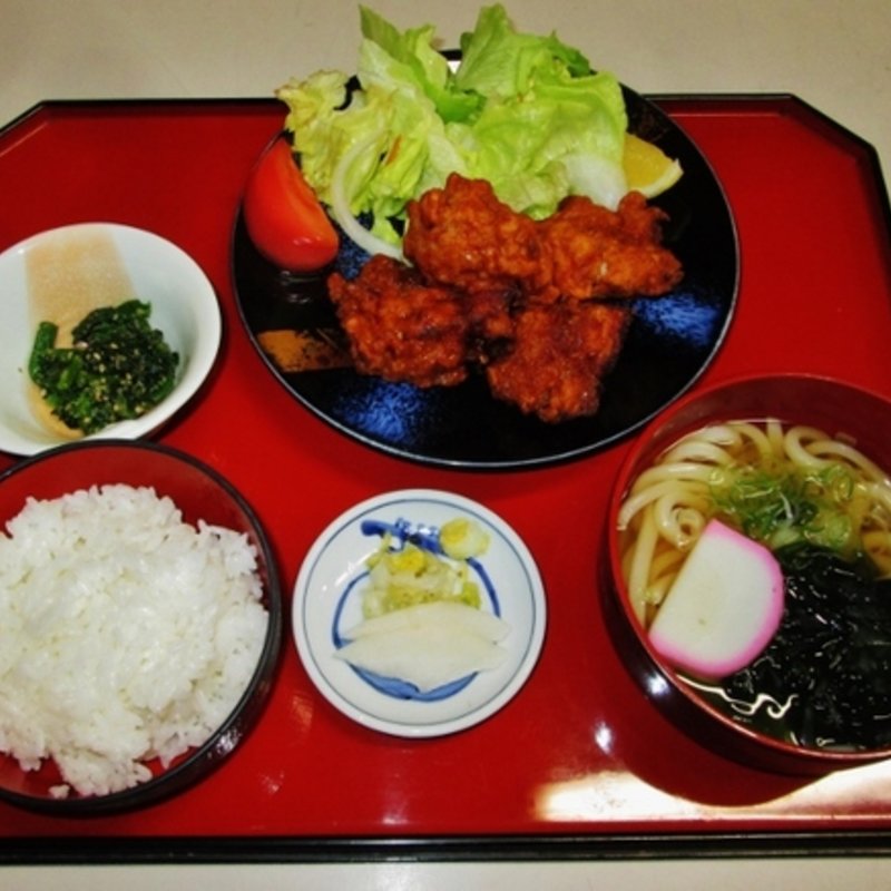 からあげ定食(草枕温泉てんすい )