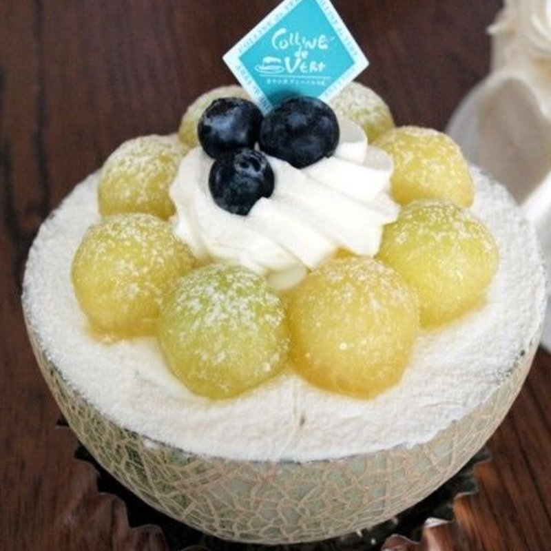 メロンのショートケーキ(Colline de vert ヴェールの丘)