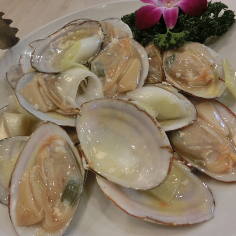 白貝の炒め(華錦飯店)