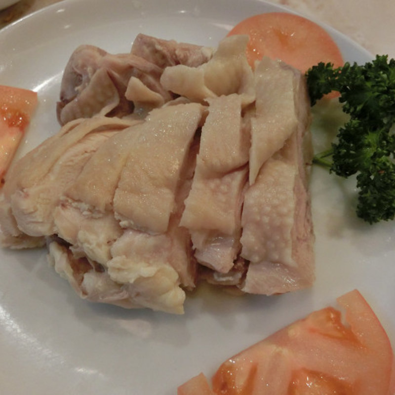 蒸し鶏(華錦飯店)