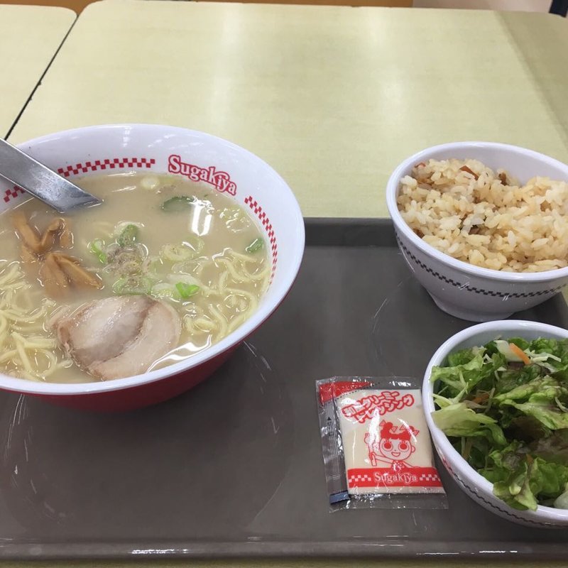 昼セットA（ラーメン・五目ごはん・サラダ）(スガキヤ 堅田イズミヤ店 )