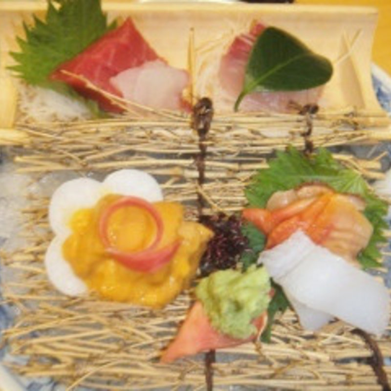 刺身の盛り合わせ(葵丸進)