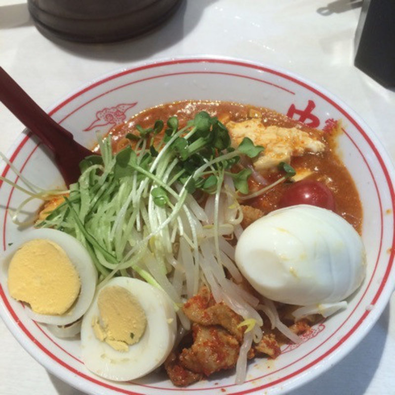 蒙古涼麺（玉子）(蒙古タンメン中本 御徒町店)