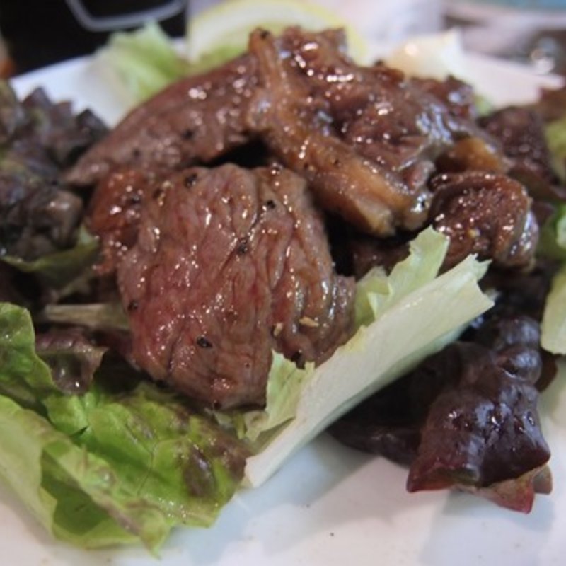 サイコロステーキ(蓮ちゃん)