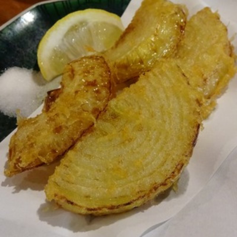 玉ねぎ天ぷら(蓮ちゃん)