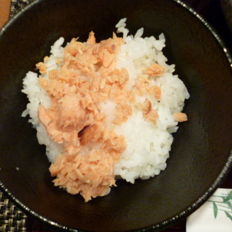 焼き鮭めし(蓮池うどん )