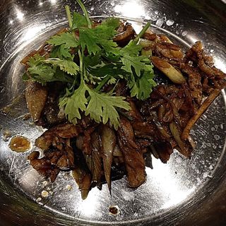 豚肉と茄子の新生姜ピクルス炒め
(蓮香)
