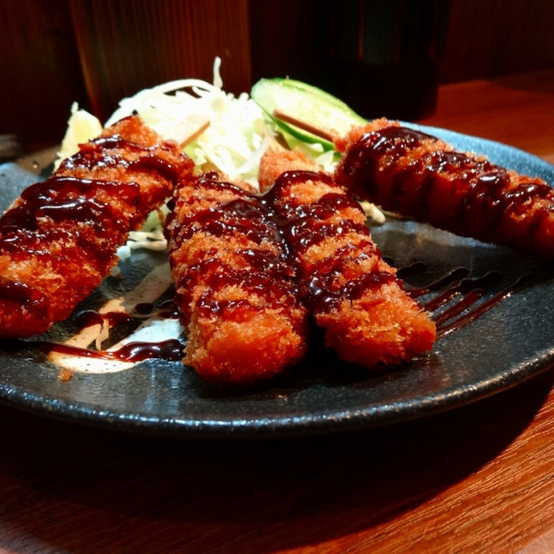 串カツ(蔵出し味噌 麺場 芝山商店)