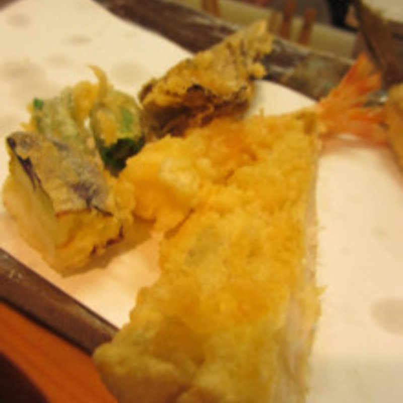 季節の天ぷら(蕎楽亭)