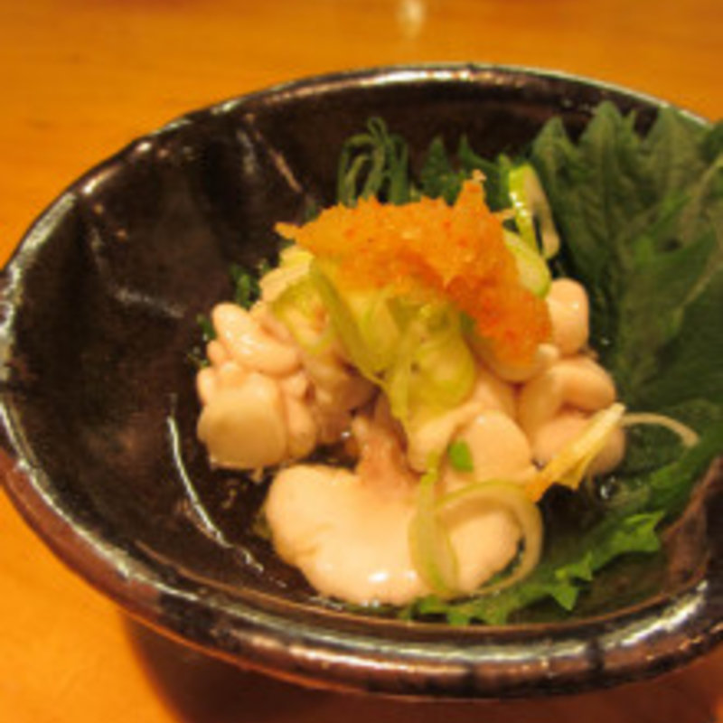 白子のポン酢(蕎楽亭)